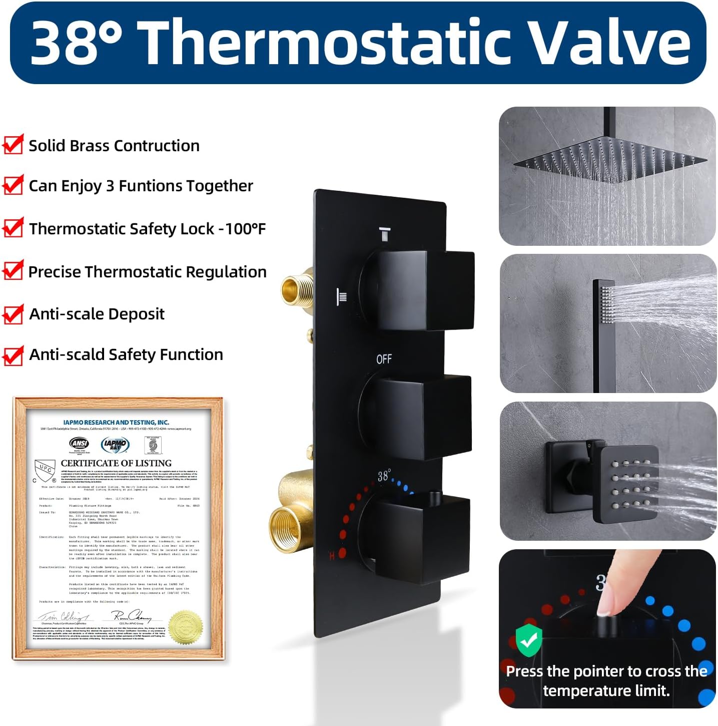 38° Thermostatic Valve: Luxury, Safety, and Innovation in Modern Bathroom Fixtures