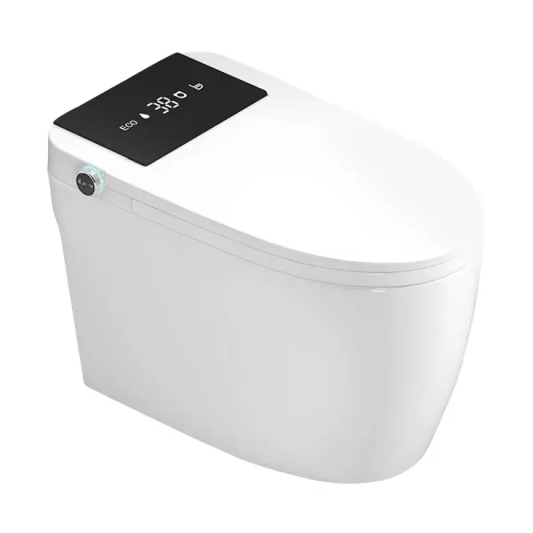 Auto Flush Intelligent Toilet Bathroom Commode S-Trap Ceramic One Piece Intelligent Bidet Toilet Smart WC Toilet