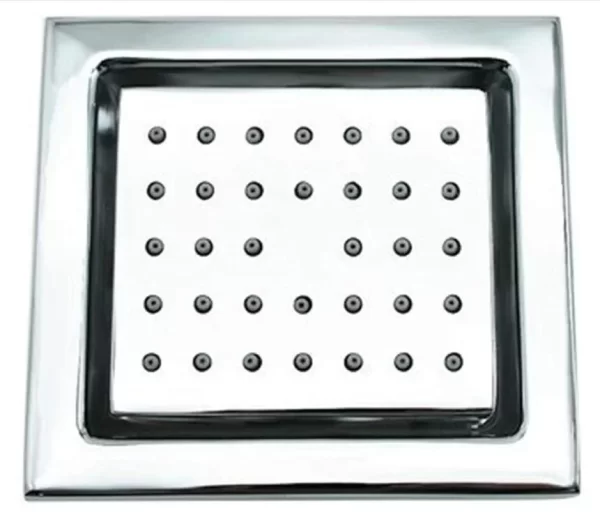 Chrome Concealed Installation Body Jet Shower SPA Brass 4 inch Square 4 PCS Massage Jets Spray Body Shower Body Spray