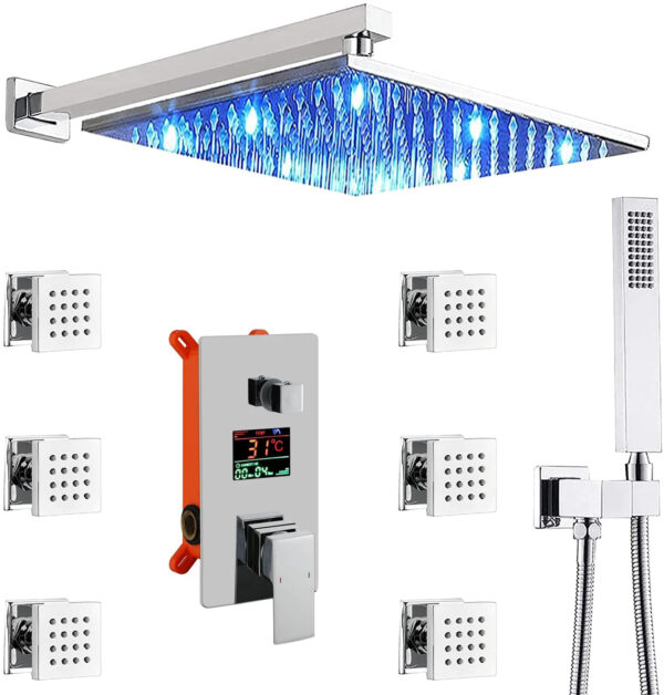 Elevate Your Shower Experience with the Mostatic Shower Set | LED Shower System