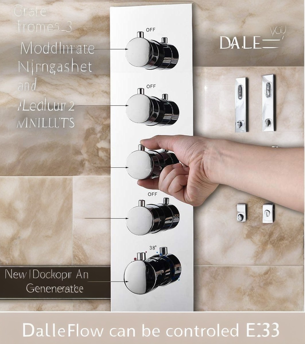 Elevate Your Shower Experience with Our Sleek and Modern Shower Control Panel