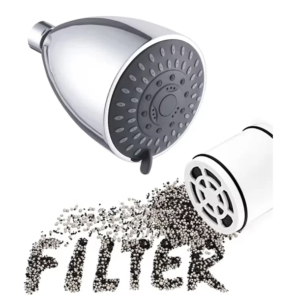 Five-Function ABS Plastic Chrome Shower Head with Customization Service