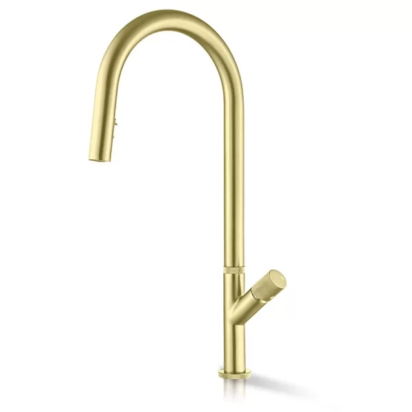 Gun Grey Brass Kitchen Sink Mixer Faucets