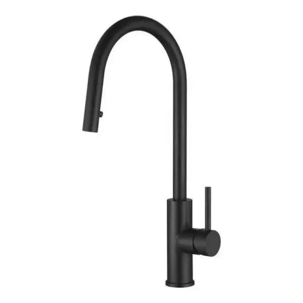 304 Stainless Steel Pull Out Kitchen Faucet with Desk Mounted Installation