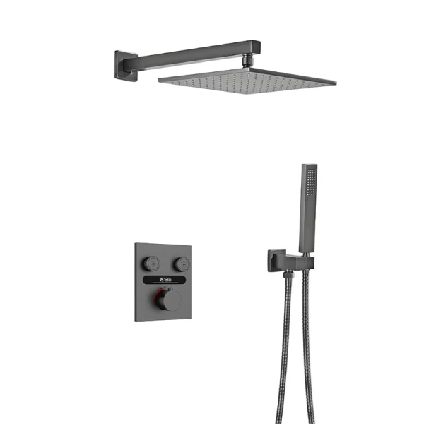 10 Inch Stainless Steel Thermostatic Shower Set with Digital Display
