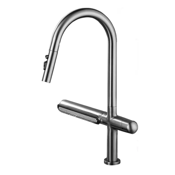Household Copper Kitchen Faucet with Pull Down Sprayer