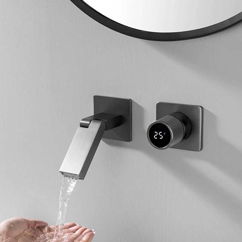 Experience Luxury and Innovation with Wall Mounted Digital Temperature Control Faucets