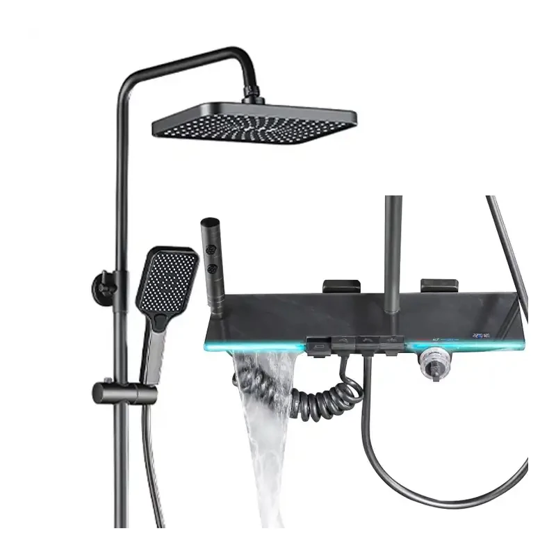 Transform Your Bathroom with the Piano Key Shower Set: A Luxurious and Functional Addition