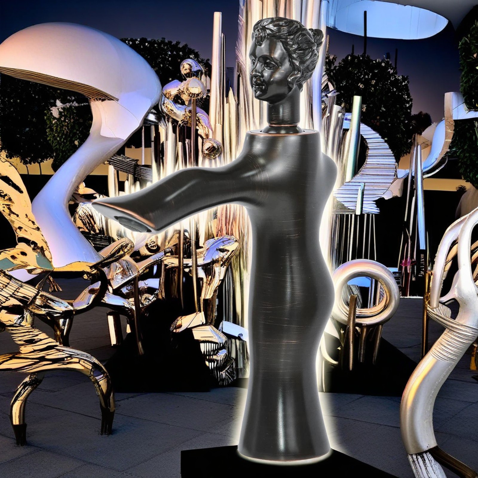 Elevate Your Bathroom with Artistic Basin Faucets and Luxury Golden Fixtures