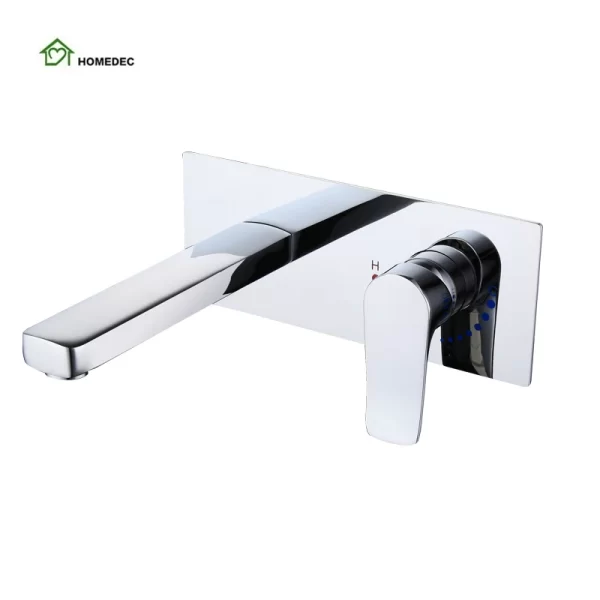 High-quality Wall Mounted Bathroom Faucet Set with Single Handle