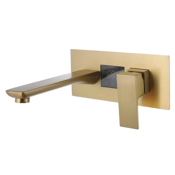 Brass Single Hole Basin Faucet with Constant Temperature Mixer