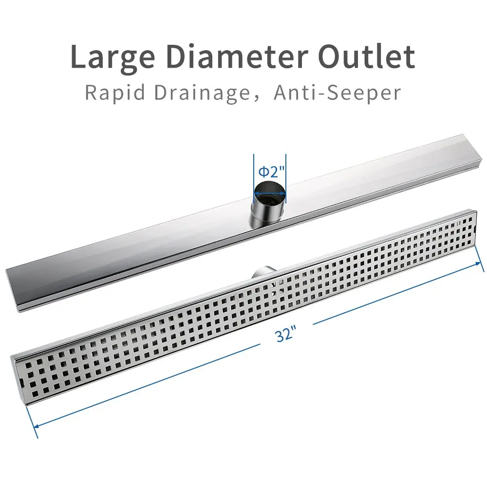 Enhance Your Bathroom with LuxeFlow’s Sophisticated Floor Drains