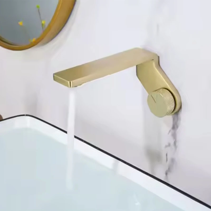 Enhance Your Bathroom with the Sleek Brass Faucet Wall Mount – A Blend of Elegance and Functionality