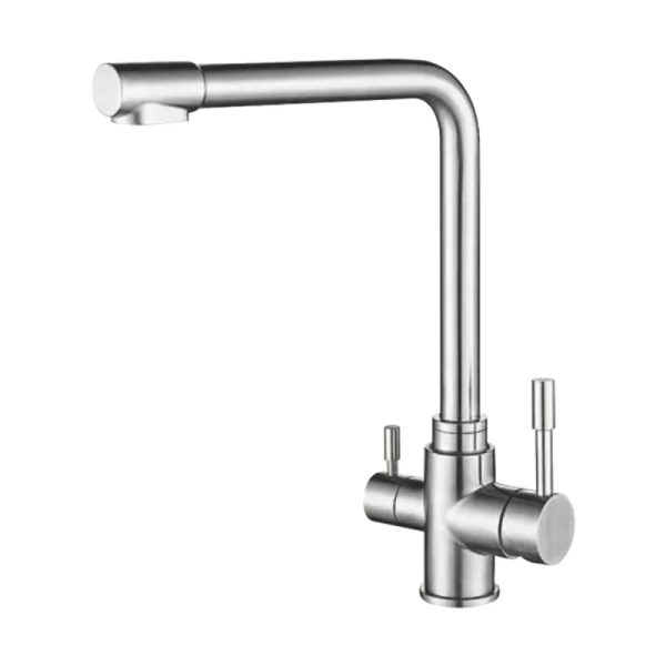 Stainless Steel Single Handle Kitchen Faucet with Pull Down Sprayer