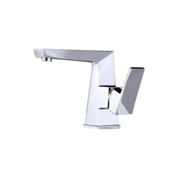 Chrome Finish Single Hole Lavatory Faucet for Basin Mixer