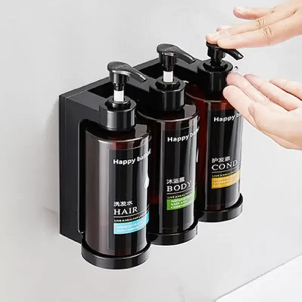 300ml Wall Mount Manual Soap Dispenser with Lock for Hotel Bathroom
