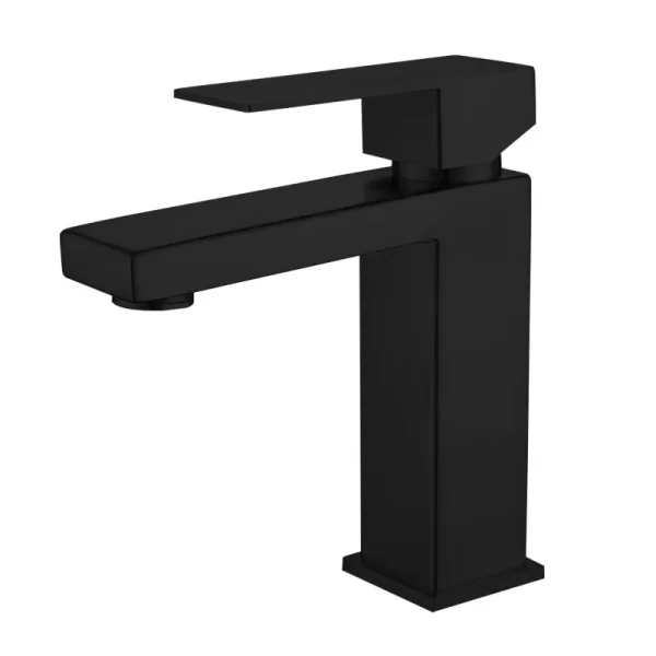 Custom Square Zinc Chrome Brushed Nickel Bathroom Basin Faucet