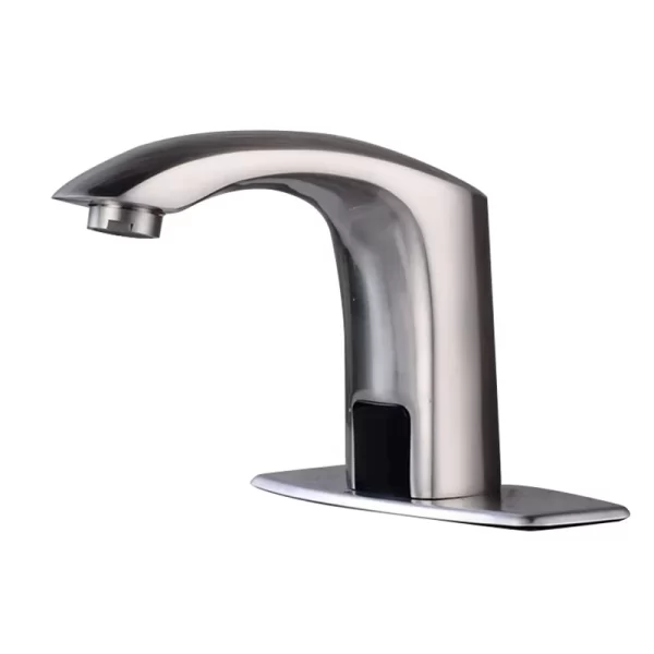 Touchless Black Brass Bathroom Faucet - Automatic Sensor Tap