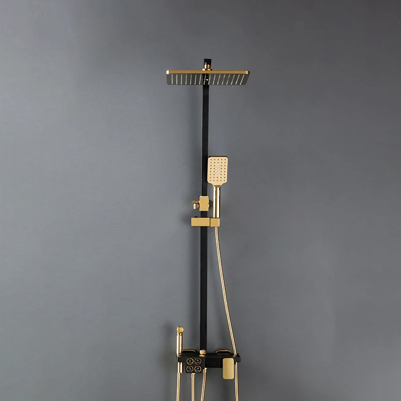Explore Modern Luxury with the Elegant Multi-Function Rainfall Shower System