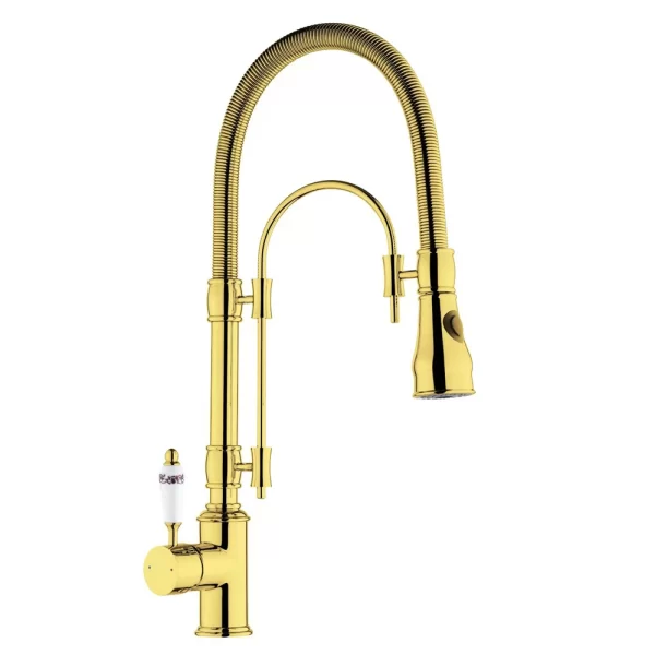 Factory direct European-style Antique Sanity Ware Water Single Hole  Desk Mounted single lever kitchen mixer Kitchen sink Faucet