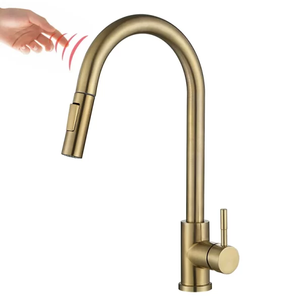 Smart Touchless Stainless Steel Kitchen Faucet
