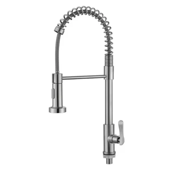 Premium Stainless Steel Kitchen Mixer Faucet - Deck Mounted