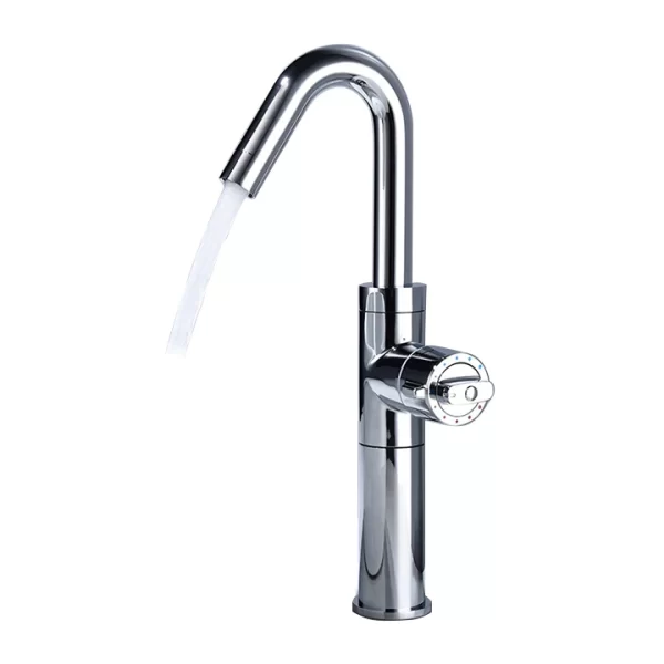 Stylish Silver Single Handle Basin Faucet