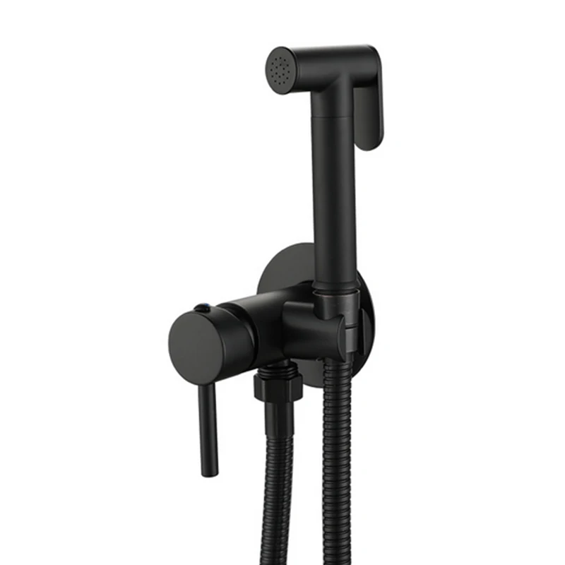 Enhance Your Bathroom with a Matte Black Handheld Bidet Sprayer from Guangzhou HomeDec