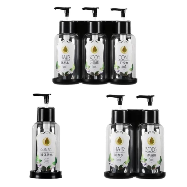 Customizable 300ml Hotel Bathroom Shower Gel and Shampoo Dispenser