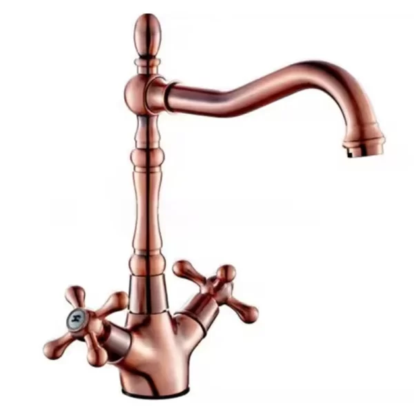 Antique Brass Vessel Sink Faucet - European Style