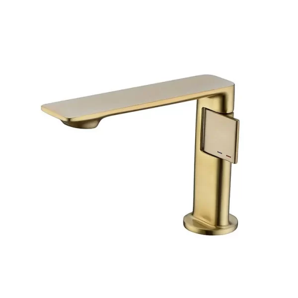 2024 Stylish Brushed Gold Bathroom Mixer Tap
