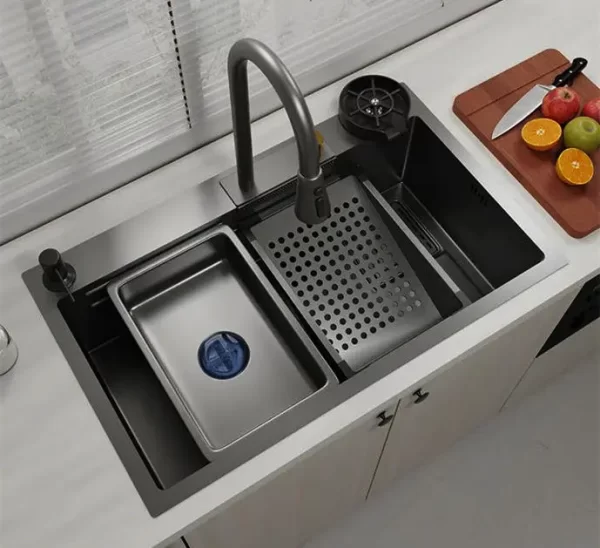 Handmade Double Bowl Stainless Steel Sink