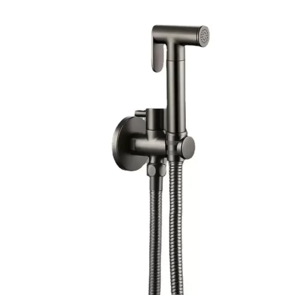 Gun Grey Brass Handheld Bidet Shower Head