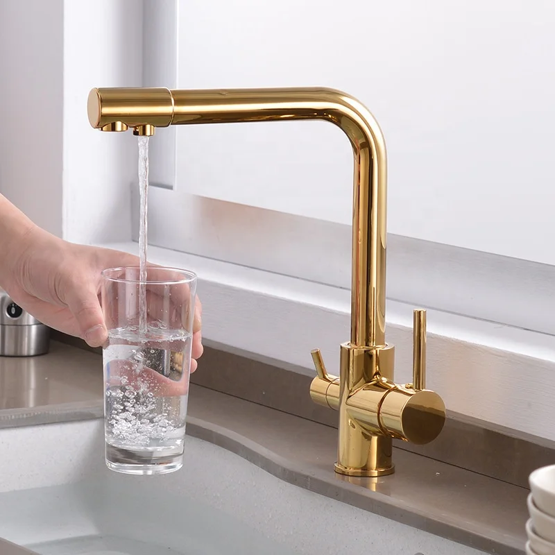 Kitchen Faucet Luxury: Gold-Plated Elegance & Performance