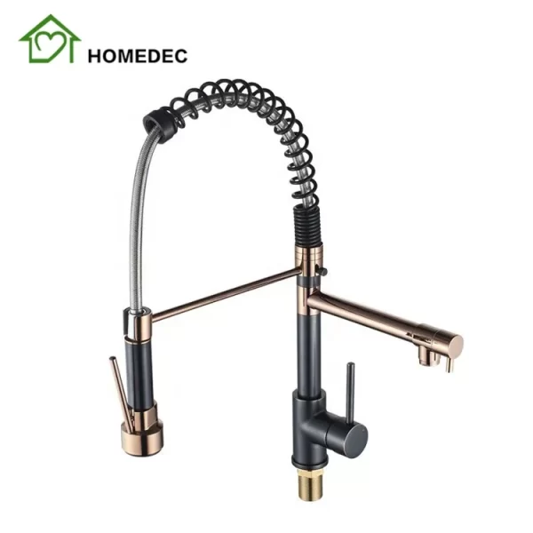 Luxury Rose Gold ORB Kitchen Faucet 2019