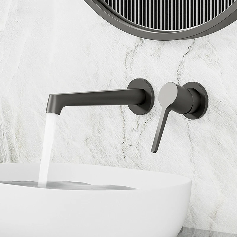 Elevate Your Bathroom Design with a Sleek Wall Mount Faucet