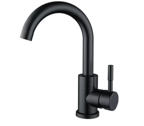 Matte Black Stainless Steel 304 Sink Faucet Mixer with Water Filter