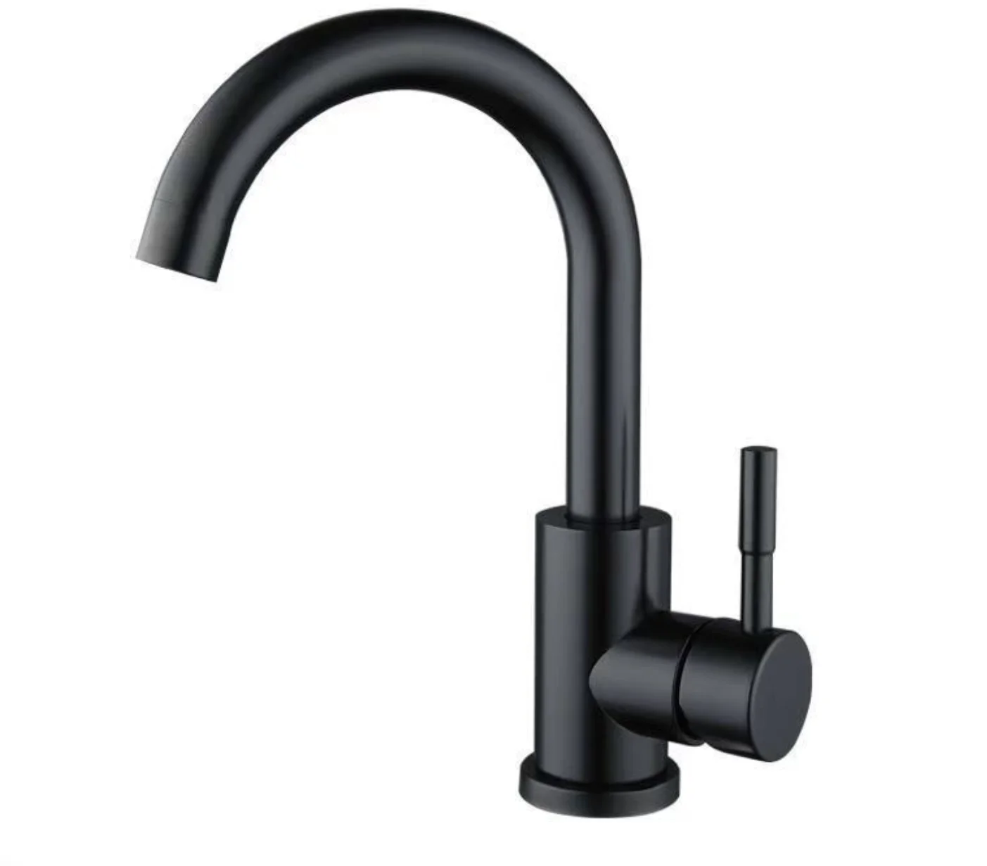 Stunning Kitchen Faucet: The Matte Black Minimalist Design