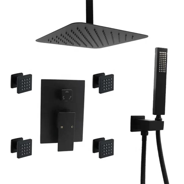 12-Inch Concealed Shower Set with High-Speed Mixer