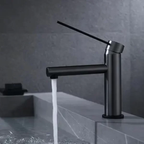 Modern Black Vessel Sink Faucet - Single Handle Basin Mixer
