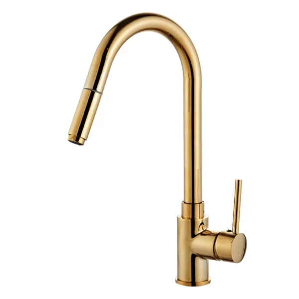 2019 Homedec China Contemporary Brass Kitchen Faucet