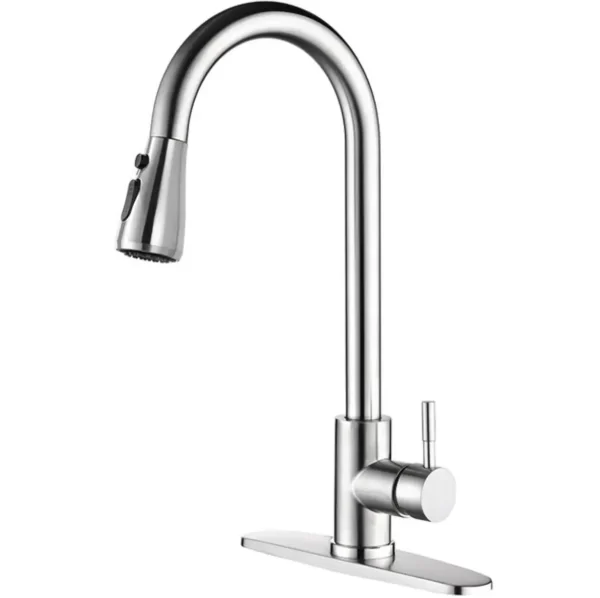 Multi-Functional 304 Stainless Steel Kitchen Faucet