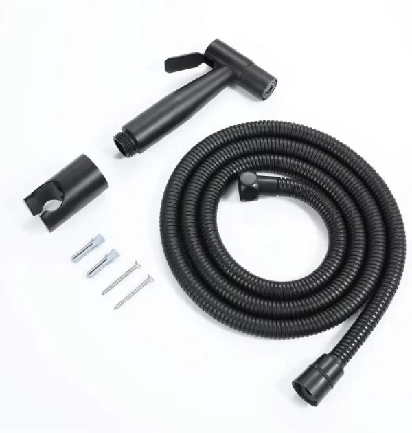 Affordable Black Shattaf Sprayer Bidet Set