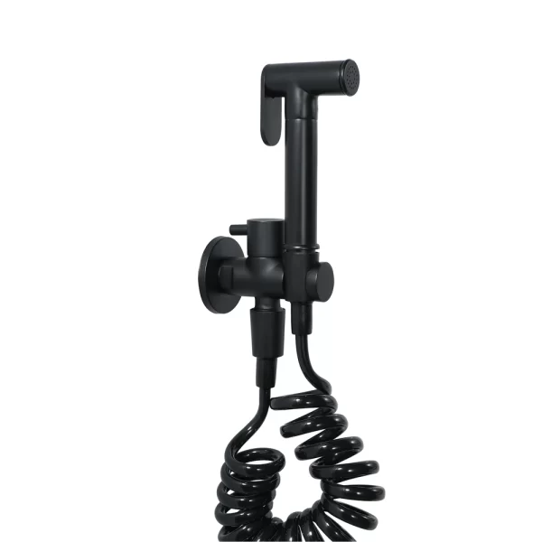 Matte Brass Single Cold Shattaf Bidet Set