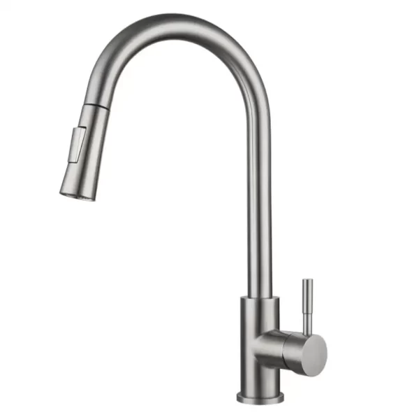 360-Degree Rotating Stainless Steel Kitchen Faucet